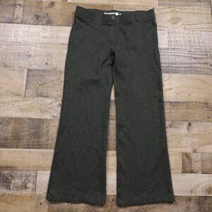 Betabrand dress pant yoga pants bootcut women's large petite heather green